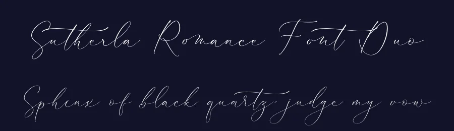 Sutherla Romance Font Duo by Storytype — Serif Font — thumbnail 2