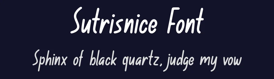 Sutrisnice Font by Forberas Foundry — Decorative Font — thumbnail 2