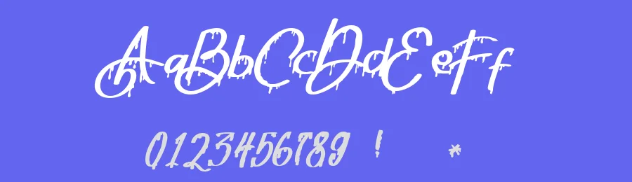 Suvillian Bloody Halloween Typeface by HydricDesign — Decorative Font — thumbnail 3
