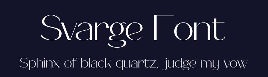 Svarge Font by Scratch Design — Sans Serif Font — thumbnail 2