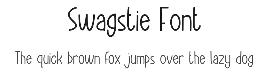 Swagstie Font by Forberas Foundry — Decorative Font