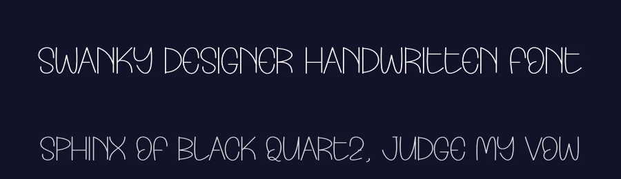 Swanky Designer Handwritten Font by andikastudio — Display Font — thumbnail 2