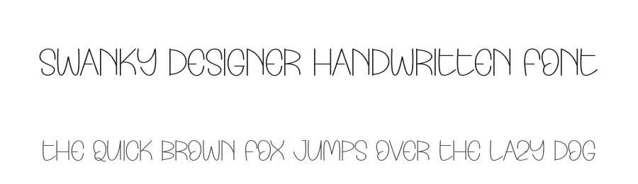 Swanky Designer Handwritten Font by andikastudio — Display Font