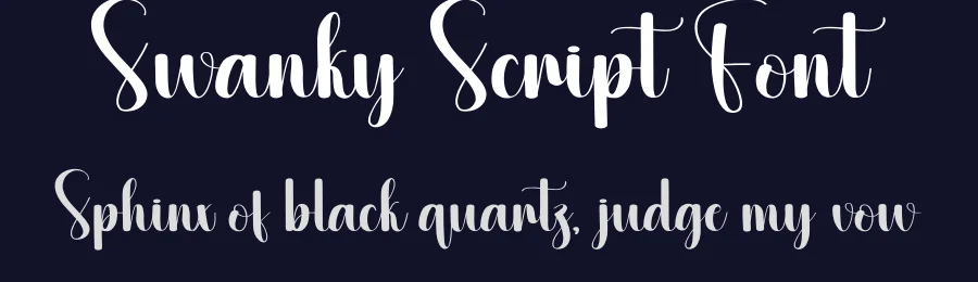 Swanky Script Font by creativeletter — Script Handwritten Font — thumbnail 2