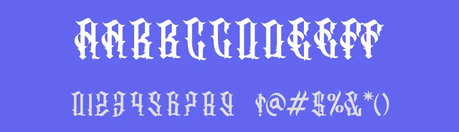 Swarotty Blackletter Font by Dhabee — Blackletter Font — thumbnail 3