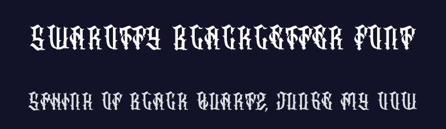 Swarotty Blackletter Font by Dhabee — Blackletter Font — thumbnail 2