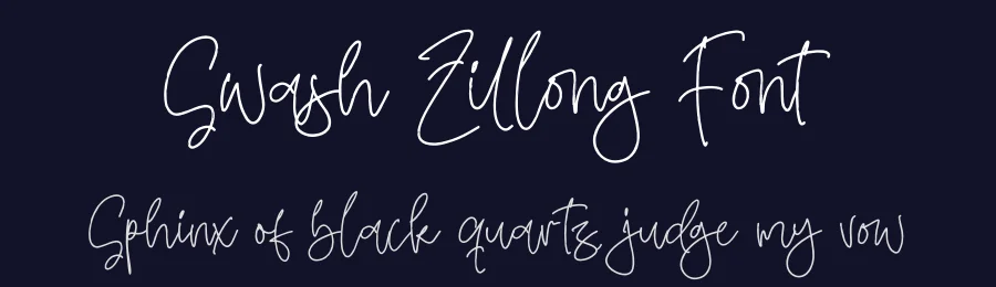 Swash Zillong Font by glorytype — Script Handwritten Font — thumbnail 2
