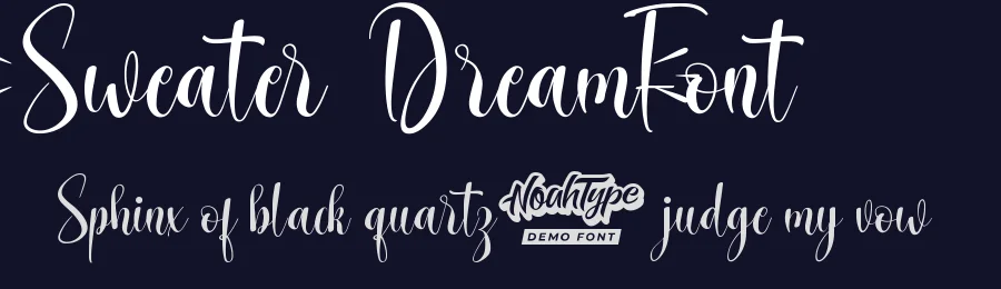 Sweater Dream Font by noahtype — Script Handwritten Font — thumbnail 2