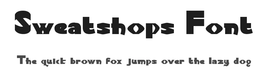 Sweatshops Font by Letternesia studio — Display Font
