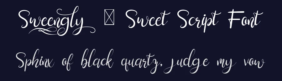 Sweengly – Sweet Script Font by Naharstd — Script Handwritten Font — thumbnail 2