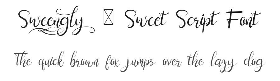 Sweengly – Sweet Script Font by Naharstd — Script Handwritten Font
