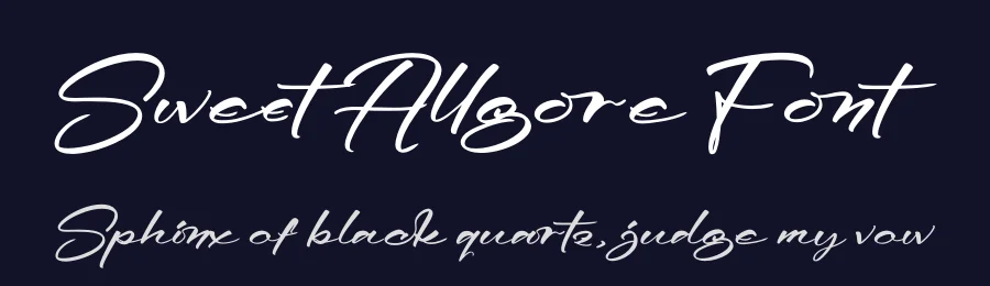 Sweet Allgore Font by Operatype.Co — Script Handwritten Font — thumbnail 2