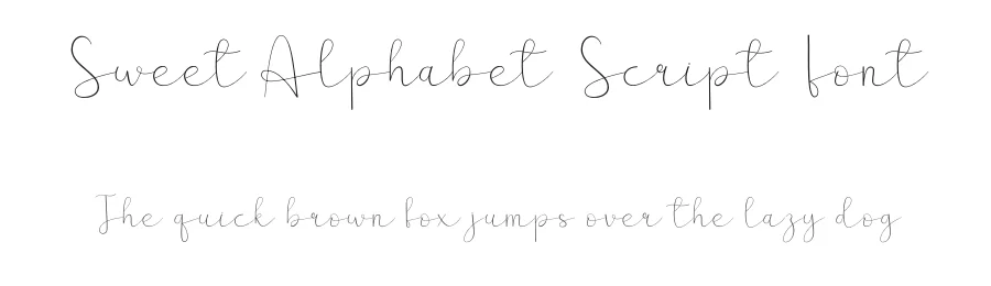 Sweet Alphabet Script Font by andikastudio — Script Handwritten Font