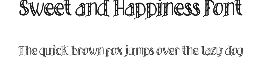 Sweet and Happiness Font by Cikal — Display Font