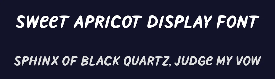 Sweet Apricot Display Font by Typebae — Display Font — thumbnail 2