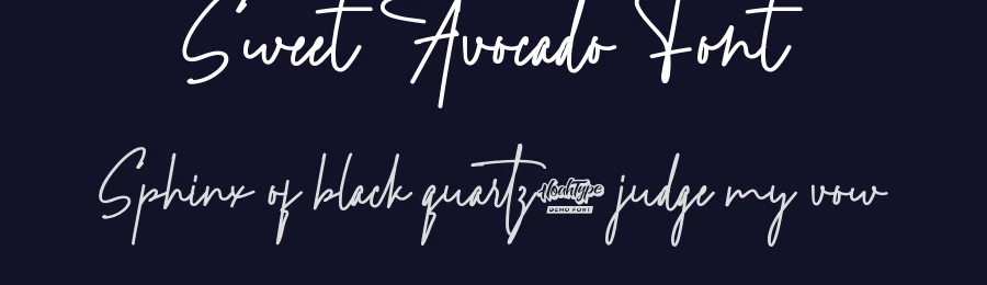 Sweet Avocado Font by VinType — Script Handwritten Font — thumbnail 2