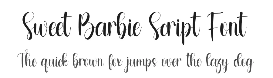 Sweet Barbie Script Font by inermediaSTUDIO — Script Handwritten Font