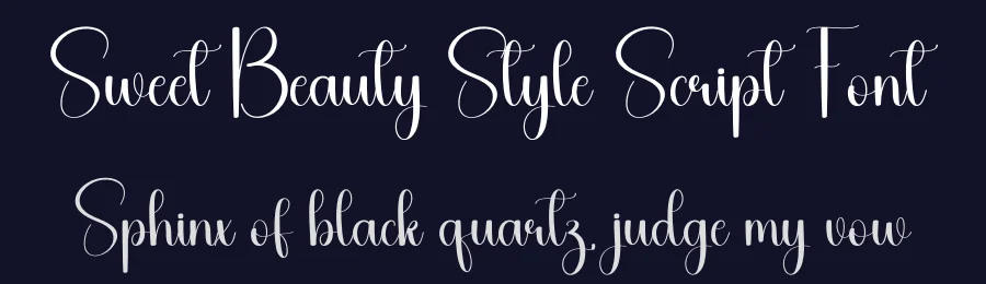 Sweet Beauty Style Script Font by freshtypeink — Script Handwritten Font — thumbnail 2