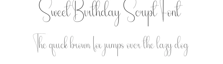 Sweet Birthday Script Font by andikastudio — Script Handwritten Font