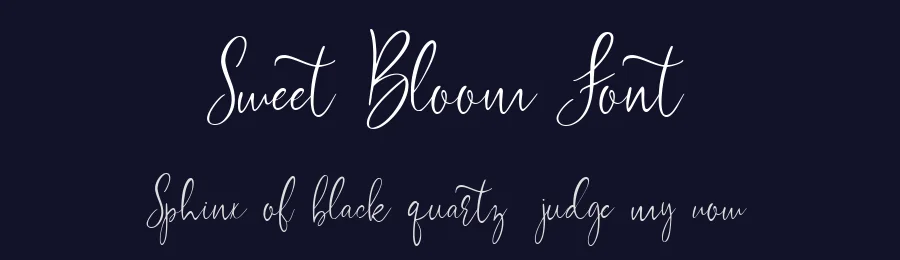 Sweet Bloom Font by pentagonistudio — Script Handwritten Font — thumbnail 2