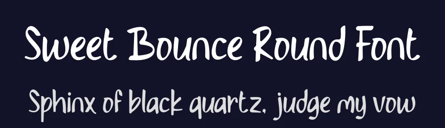 Sweet Bounce Round Font by PutraCetol Studio — Script Handwritten Font — thumbnail 2