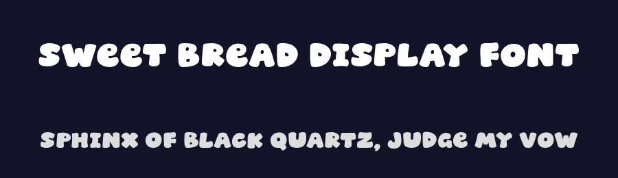 Sweet Bread Display Font by Mjtype — Display Font — thumbnail 2