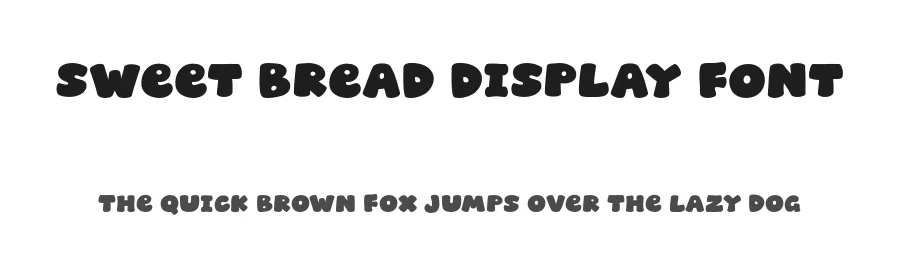 Sweet Bread Display Font by Mjtype โ Display Font