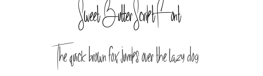 Sweet Butter Script Font by levincreative — Script Handwritten Font