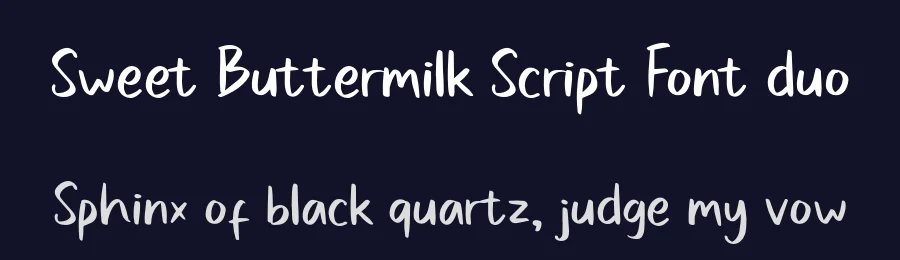 Sweet Buttermilk Script Font duo by craftsupplyco — Script Handwritten Font — thumbnail 2