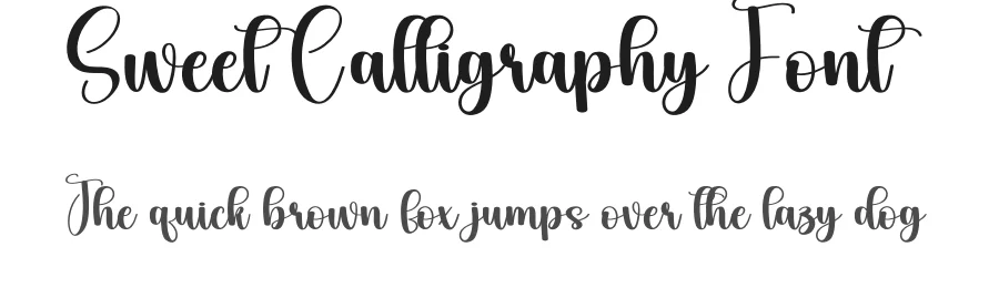 Sweet Calligraphy Font by andikastudio — Script Handwritten Font