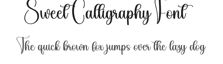 Sweet Calligraphy Font by andikastudio — Script Handwritten Font