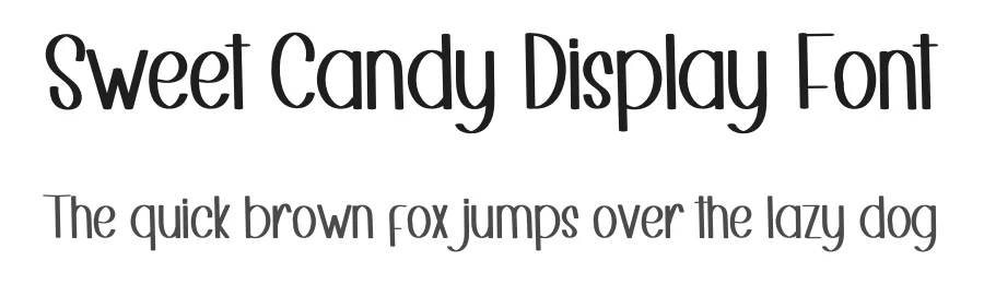 Sweet Candy Display Font by inermediaSTUDIO — Display Font
