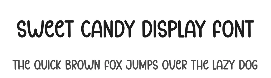 Sweet Candy Display Font by creativeletter — Display Font