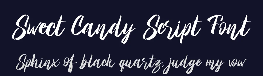 Sweet Candy Script Font by Vampstudio — Script Handwritten Font — thumbnail 2