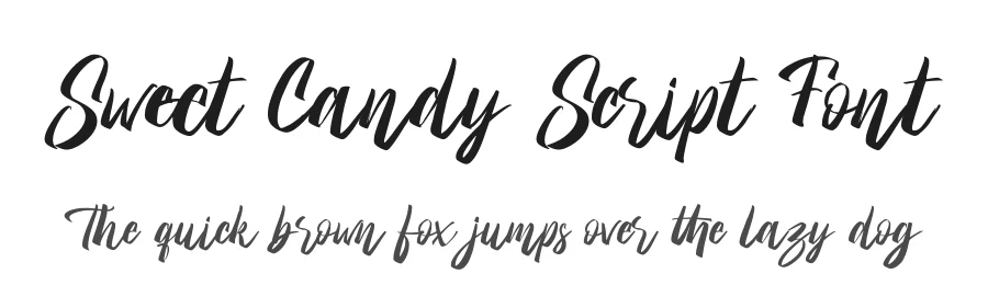 Sweet Candy Script Font by Vampstudio — Script Handwritten Font