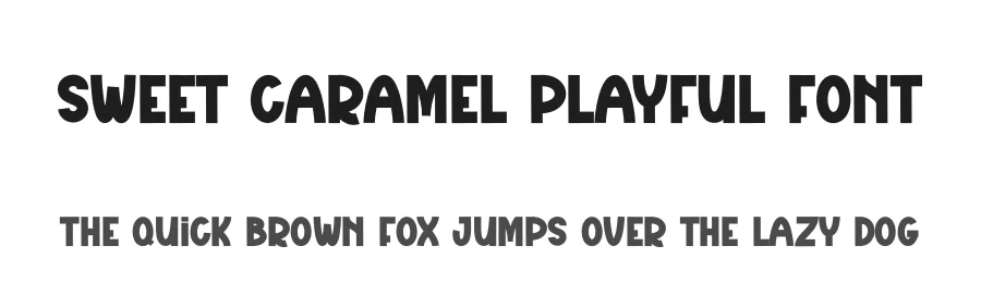 Sweet Caramel Playful Font by creativeletter — Script Handwritten Font
