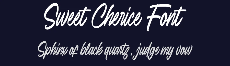Sweet Cherice Font by Ardian Nuvianto — Script Handwritten Font — thumbnail 2