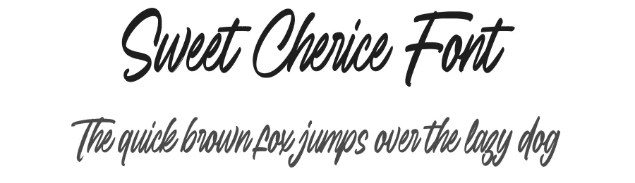 Sweet Cherice Font by Ardian Nuvianto — Script Handwritten Font