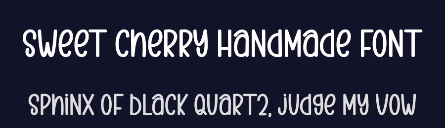Sweet Cherry Handmade Font by inermediaSTUDIO — Display Font — thumbnail 2