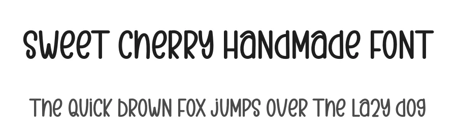 Sweet Cherry Handmade Font by inermediaSTUDIO — Display Font