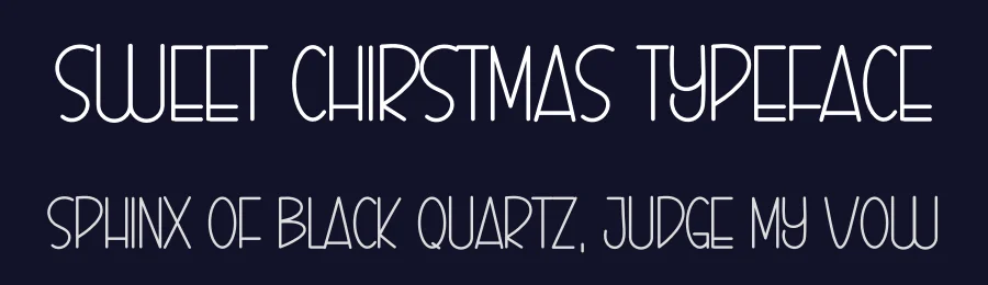 Sweet Chirstmas Typeface by inermediaSTUDIO — Display Font — thumbnail 2