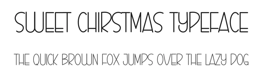 Sweet Chirstmas Typeface by inermediaSTUDIO — Display Font
