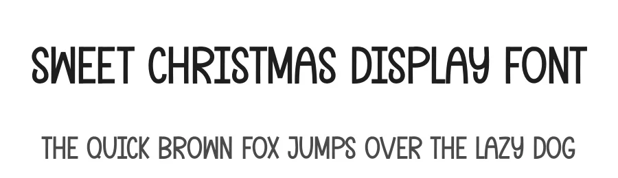 Sweet Christmas Display Font by andikastudio — Display Font