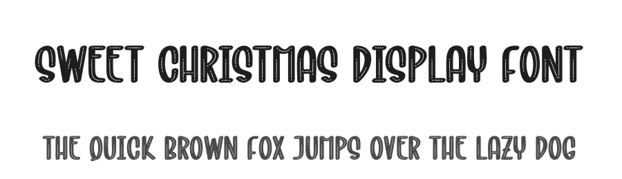 Sweet Christmas Display Font by creativeletter — Display Font