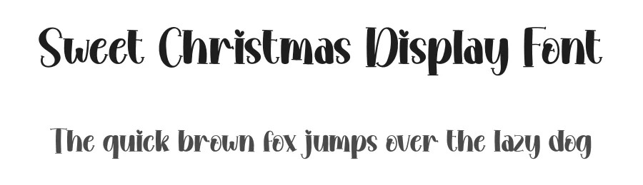 Sweet Christmas Display Font by andikastudio — Display Font