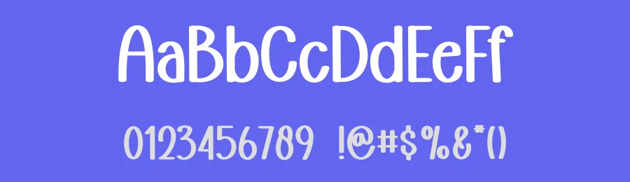 Sweet Chubby Playful Font by freshtypeink — Display Font — thumbnail 3