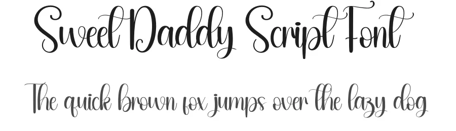 Sweet Daddy Script Font by andikastudio — Script Handwritten Font