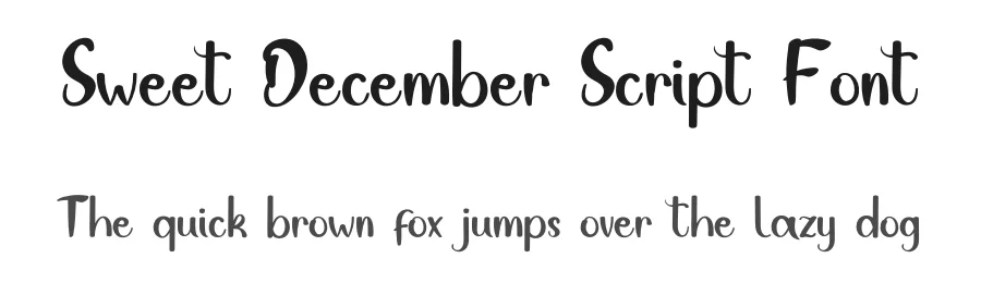 Sweet December Script Font by inermediaSTUDIO — Script Handwritten Font