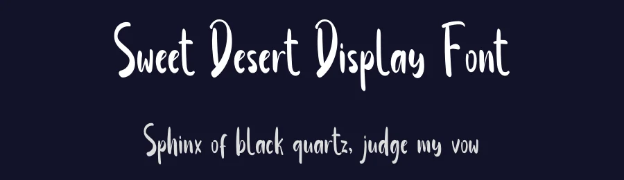 Sweet Desert Display Font by inermediaSTUDIO — Script Handwritten Font — thumbnail 2