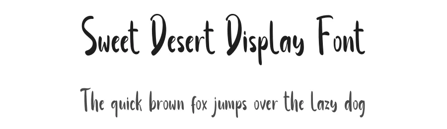 Sweet Desert Display Font by inermediaSTUDIO — Script Handwritten Font
